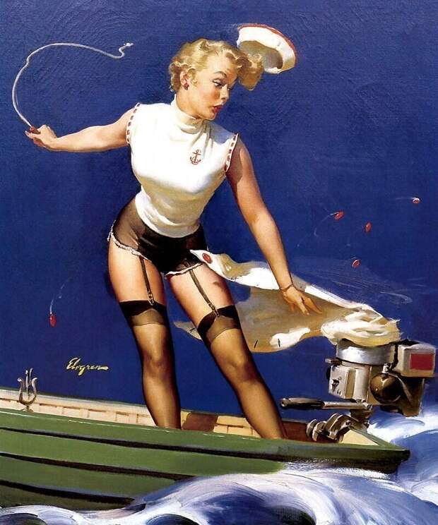Pin-up — художник Джил Элвгрен