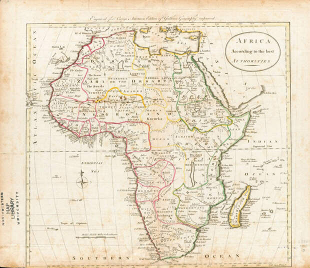 Английская карта 1795 года