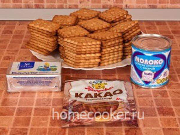 Ingredienty dlya pirozhnogo Kartoshka 300x225 Пирожное Картошка