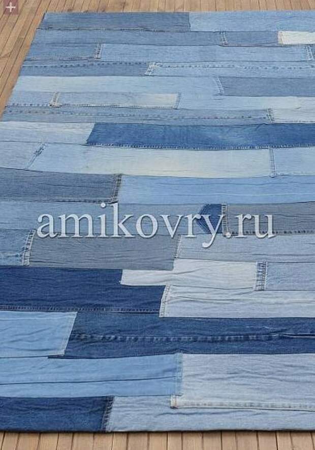 Ковры из старых джинсов Jeans Pocket Rug AMIKOVRY (подборка)