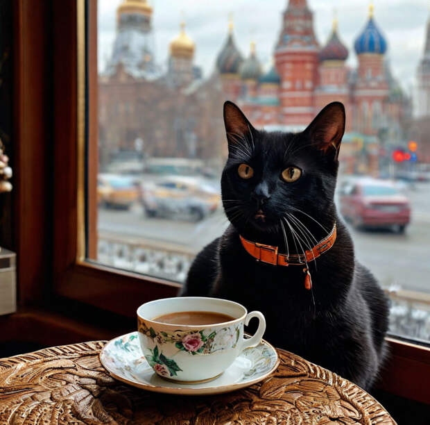 Кот в большом городе