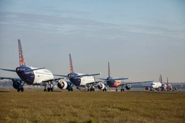 Консервация самолётов из-за коронавируса