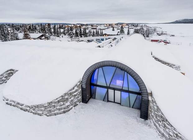 Архитектура: Экстремальный отдых: ледяной отель, который не тает даже летом