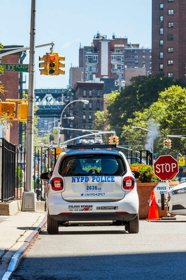 Smart ForCops на службе NYPD fortwo, nypd, smart, нью-йорк, сша