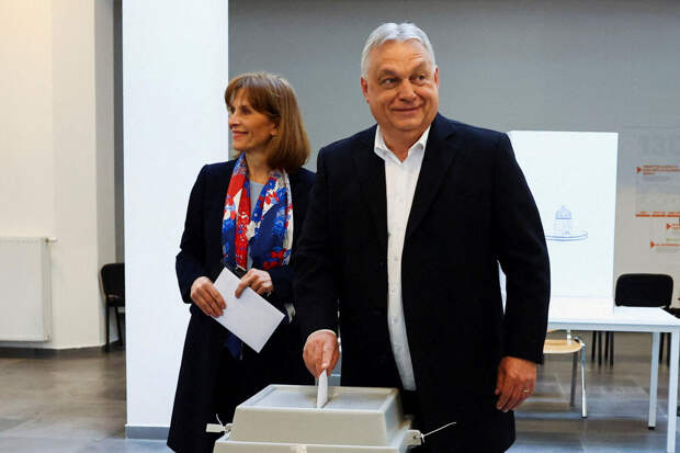 Премьер Венгрии Орбан и его жена проголосовали на парламентских выборах