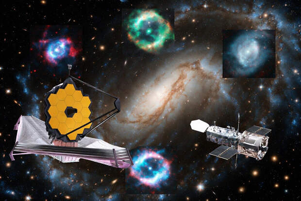 Как HST и JWST раскрывают тайны тёмной материи и двойных ядер квазаров