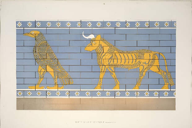 BASR: во фресках из древнего храма в Ираке было зашифровано имя царя Саргона II