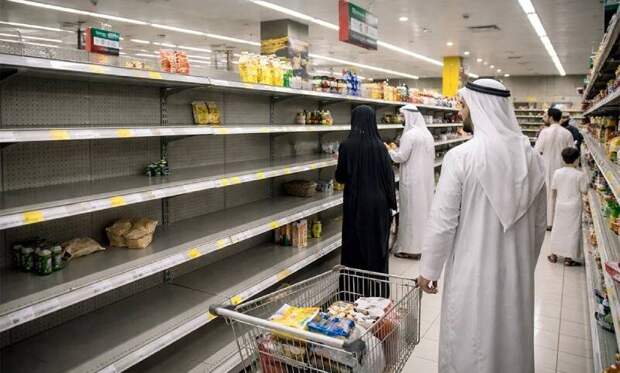 Вот и сказочке конец! Эмиратам грозит голод - свежих продуктов осталось на несколько дней