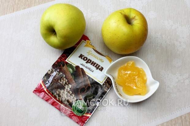Ингредиенты для запекания яблок с медом