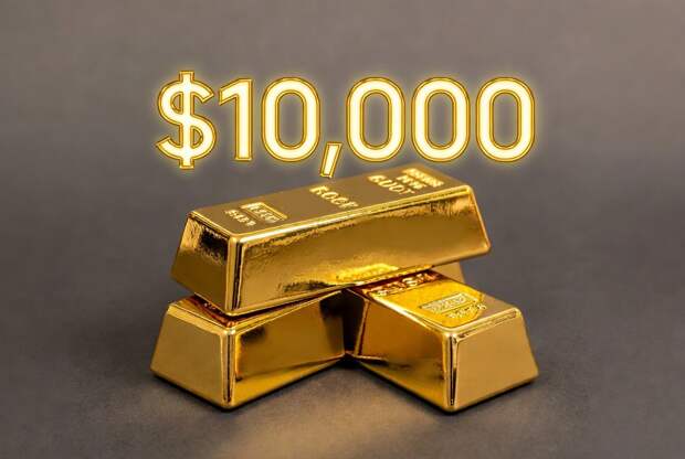 Цены на золото могут подняться до 10 000 долларов к 2029 году из-за кризиса