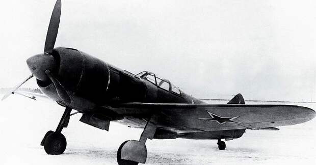 Прототип Ла-7 на испытаниях в НИИ ВВС, декабрь 1944 года.