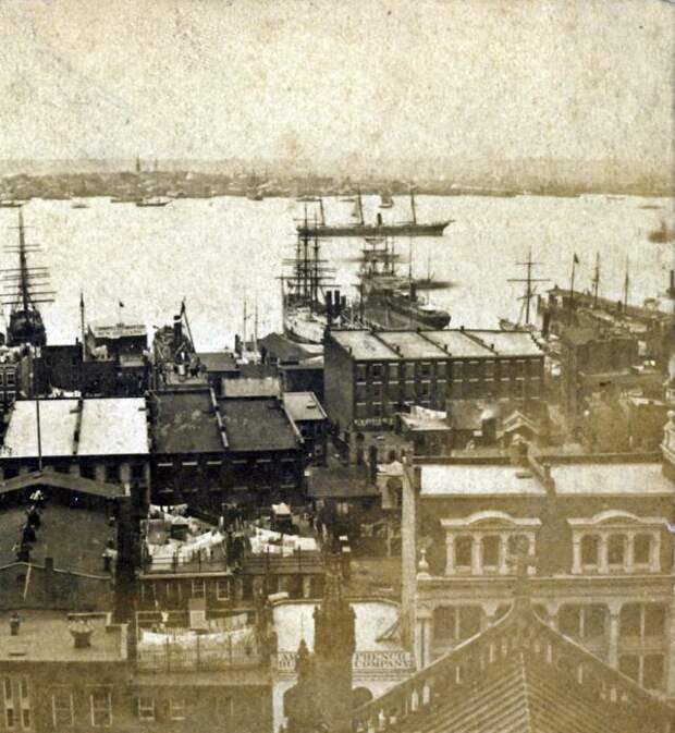 Таким был Нью-Йорк в 1870-х года. Редкие фотографии