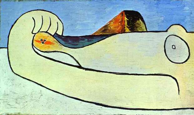 Пабло Пикассо. Обнажённая на пляже. 1929 год