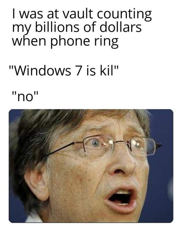 Windows 7 мем
