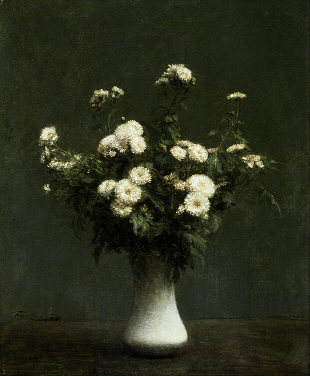 "Отчего цветёт цветок..." Французский художник Henri Fantin-Latour (1836 - 1904)