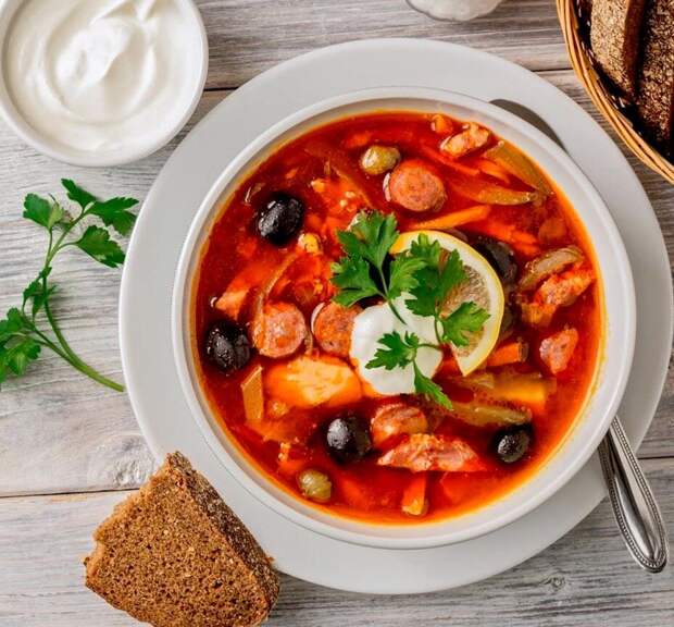 Солянка мясная сборная. Готовим как в лучших ресторанах. Ну очень вкусно