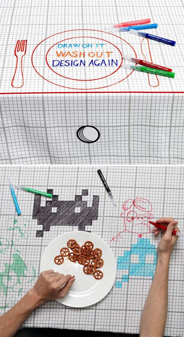 Doodle Tablecloth Doodle Tablecloth