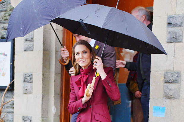 Принцесса Кейт Миддлтон и принц Уильям приехали в Уэльс