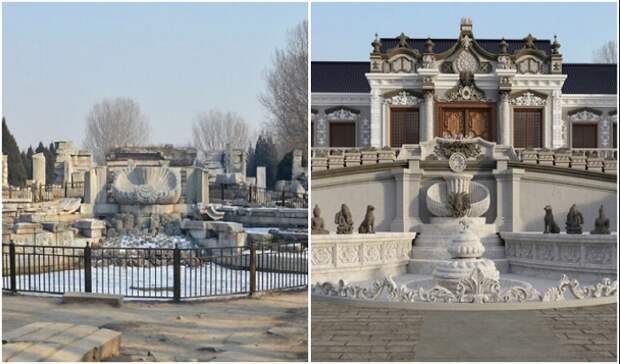 Коллектив специалистов с помощью проектирования смогли вернуть былую красоту дворцово-парковому комплексу Юаньминъюань, хоть и на фотографии (Китай). 