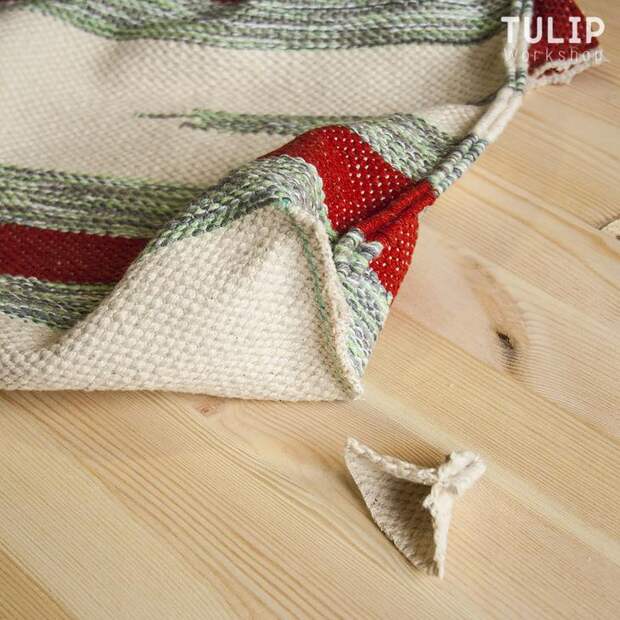 Шьем сумку-шоппер из домотканого коврика без выкройки
