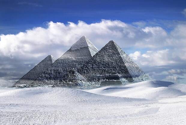 Древнейшие пирамиды на Земле скрываются под толщей снежного покрова Антарктиды