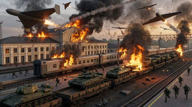 Над Украиной поднимается черный дым: русские "Герани" накрыли порты и тылы