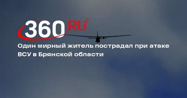 Один мирный житель пострадал при атаке ВСУ в Брянской области