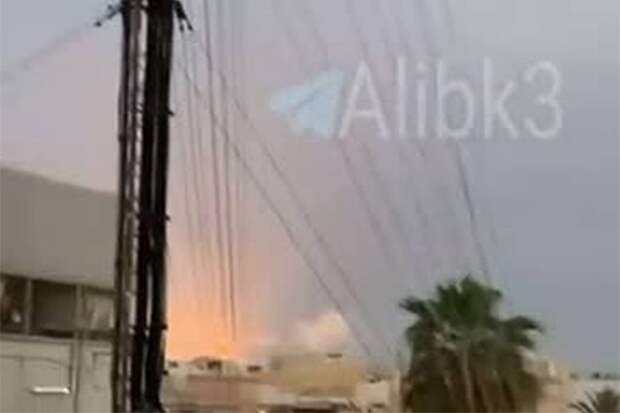 Удар Ирана по американской базе в Бахрейне попал на видео