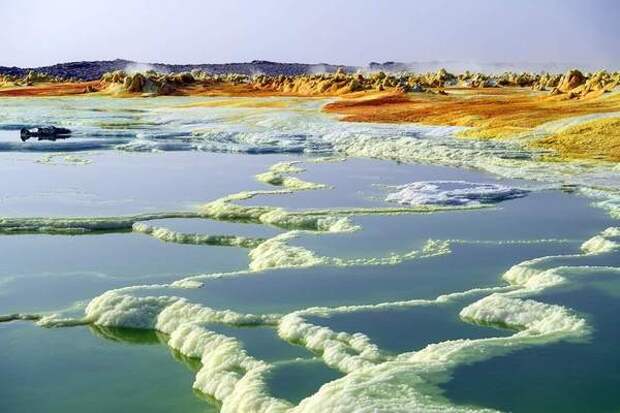 Данакильская соляная долина – самое безжалостное место на Земле Данакил, пустыня, соль, эфиопия
