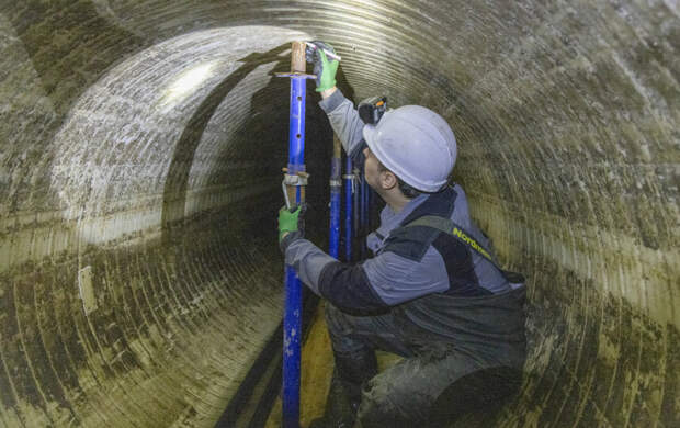 На Фонтанке завершена реконструкция одного из ключевых участков коллектора