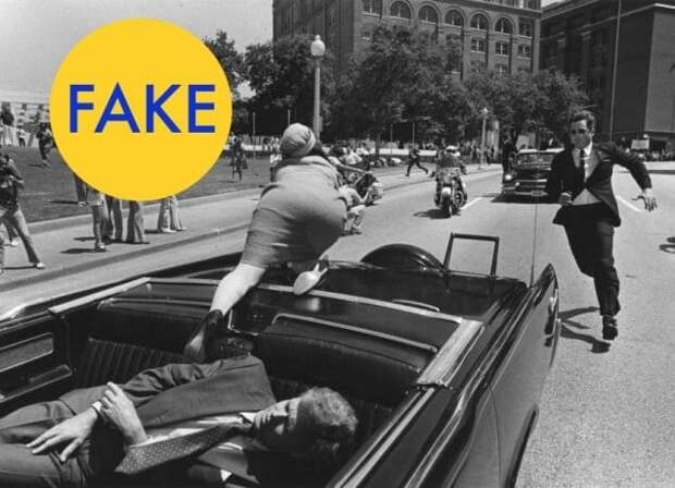 Известнейший снимок с места убийства джона Кеннеди на самом деле - всего лишь кадр из художественного фильма кругом обман, фальшивка, фото, фотошоп
