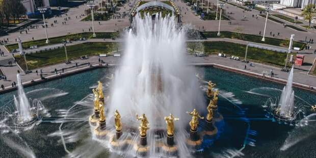 В конце апреля в Москве откроются фонтаны. Фото: Е. Самарин