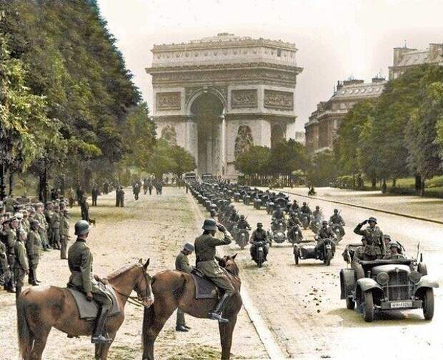 Картинки по запросу "пехота Германии  в Париже.""