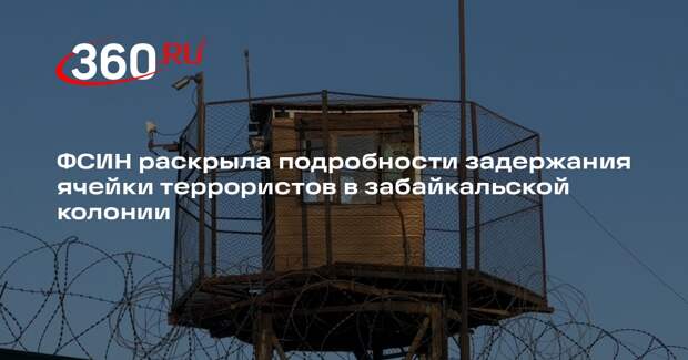ФСИН: в ИК №7 в Забайкалье установили участников террористической ячейки