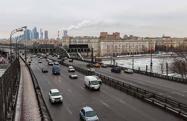 С московских дорог пропали 4% автомобилей