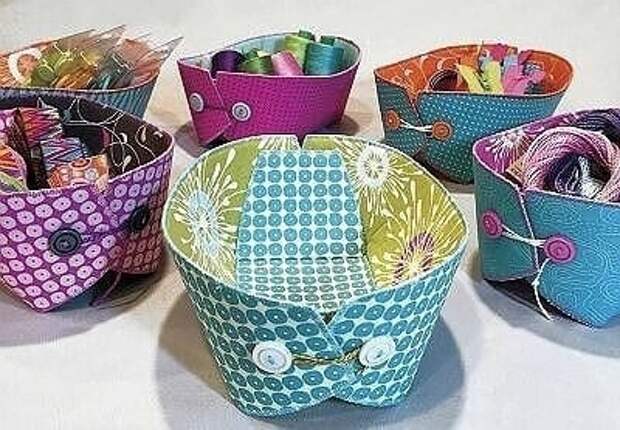 как сшить корзины