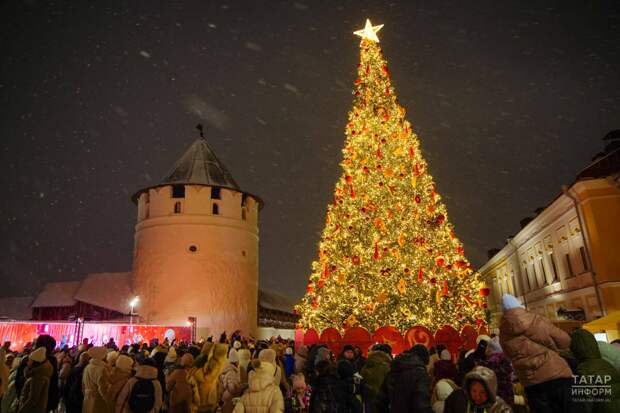 Казан Россиянең Яңа елга иң матур бизәлгән мегаполислары өчлегенә керде