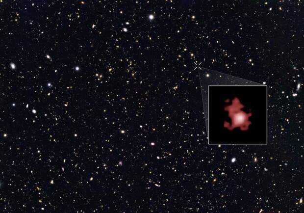 На 2016 год галактика GN-z11 самый удалённый из известных объектов во Вселенной / © wikimedia.org