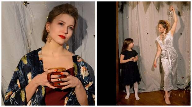 Эльвира Болгова показала портрет с обеими дочками