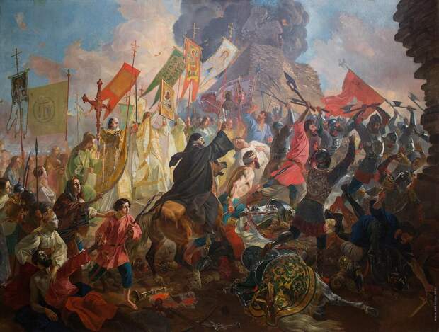 Карл Брюллов. Осада Пскова