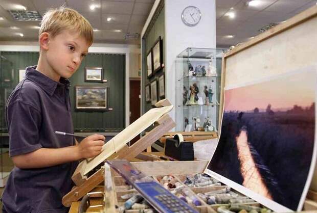 Мини-Моне: 16-летний импрессионист покорил рынок современного искусства Киерон Уильямсон, в мире, живопись, искусство, картина, люди, талант, художник