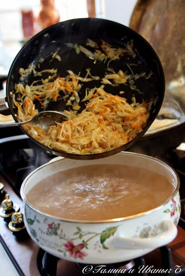 Щи постные ... с гречкой. Но из квашеной капусты Еда, Рецепт, Щи, Капуста, Кислые щи, Длиннопост, Капуста квашеная, Постные блюда