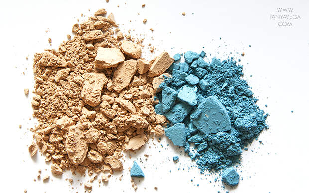 Пудра Lumene и тени Make Up Store