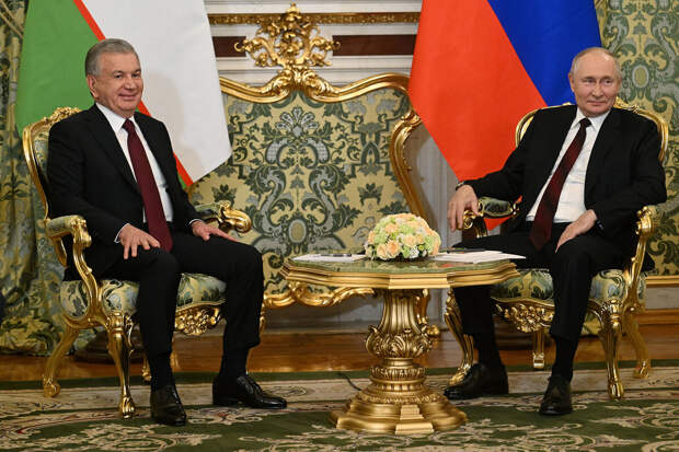 Путин и президент Узбекистана подписали совместное заявление по итогам встречи