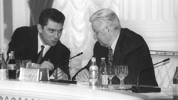 Немцов и Ельцин