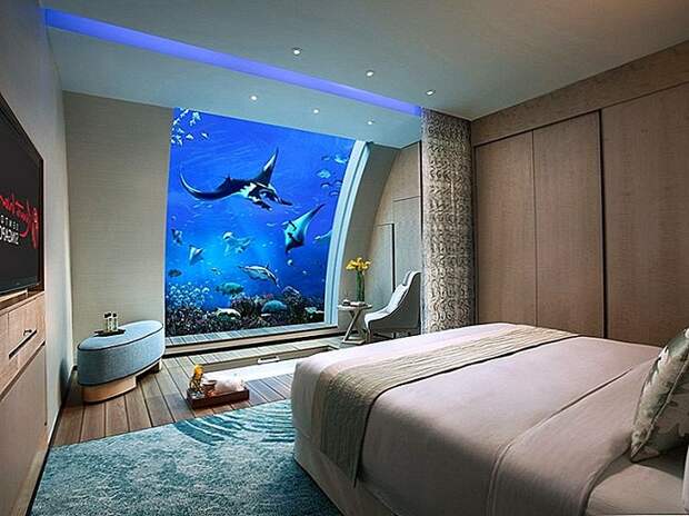 Resort World Santosa из Сингапура также имеет ряд удивительных подводных апартаментов. | Фото: ru.smarthomemaking.com.