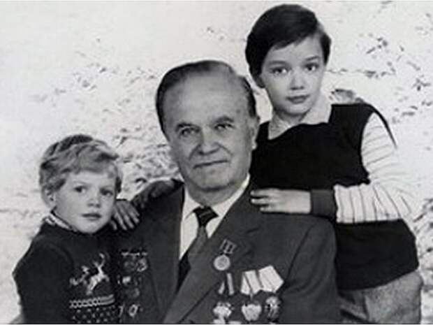 Березняк с внуками