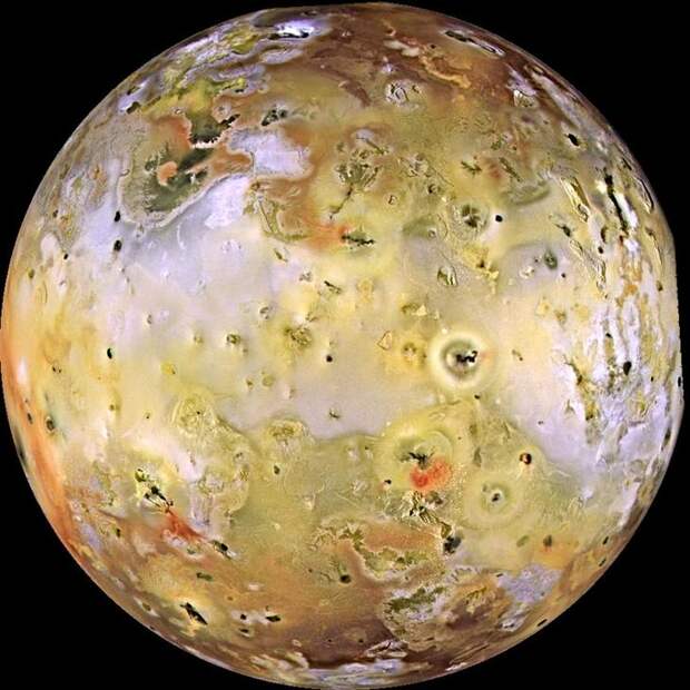2. Вулканы Ио и Стена Япета космос, планеты, солнечная система, факты, чудеса