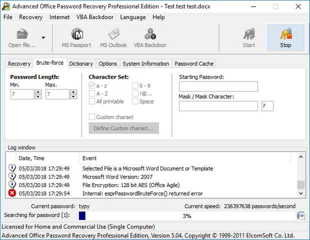 лучшие инструменты восстановления пароля в Microsoft Office