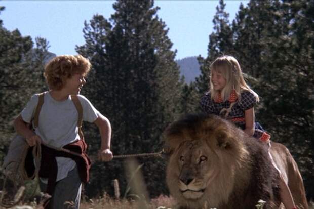 На актрису Фостер напал лев на съемках фильма "Наполеон и Саманта"